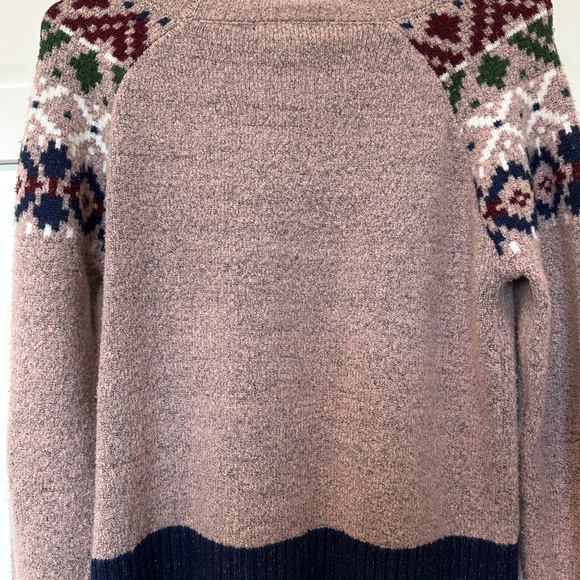 Blush & Bloom Cozy Multicolor Patterned Women's Sweater,small - Picture 6 of 8